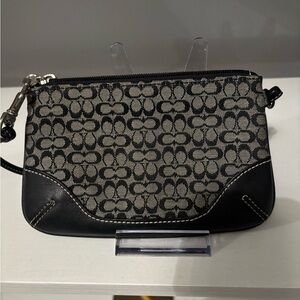 Coach Signature Wristlet
